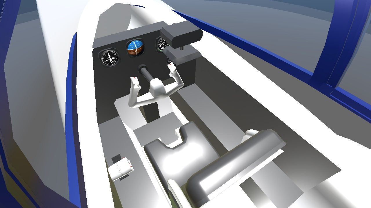 SimplePlanes | Aircraft with cool cockpit but with 1 crew