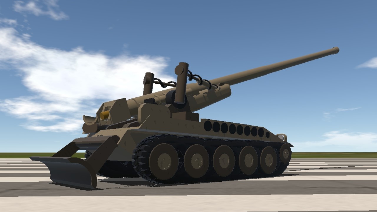 SimplePlanes | [tank] M107 simple