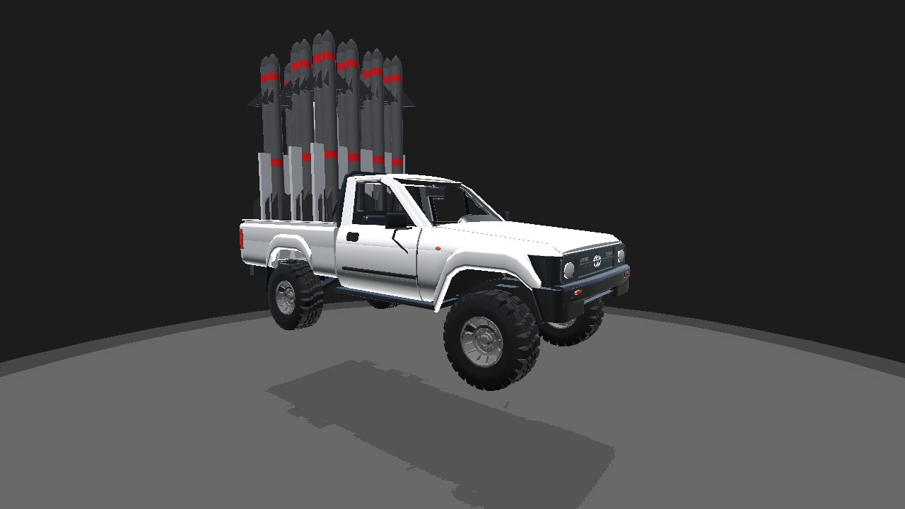 SimplePlanes | 1Toyota Hilux Missile station defense