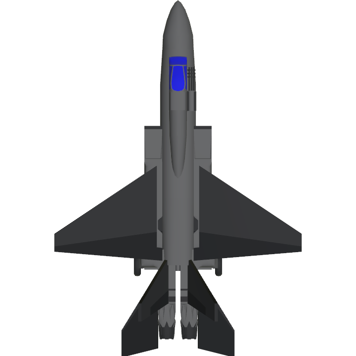 SimplePlanes | F22 Raptor W/ Gun And Chrome Paint.
