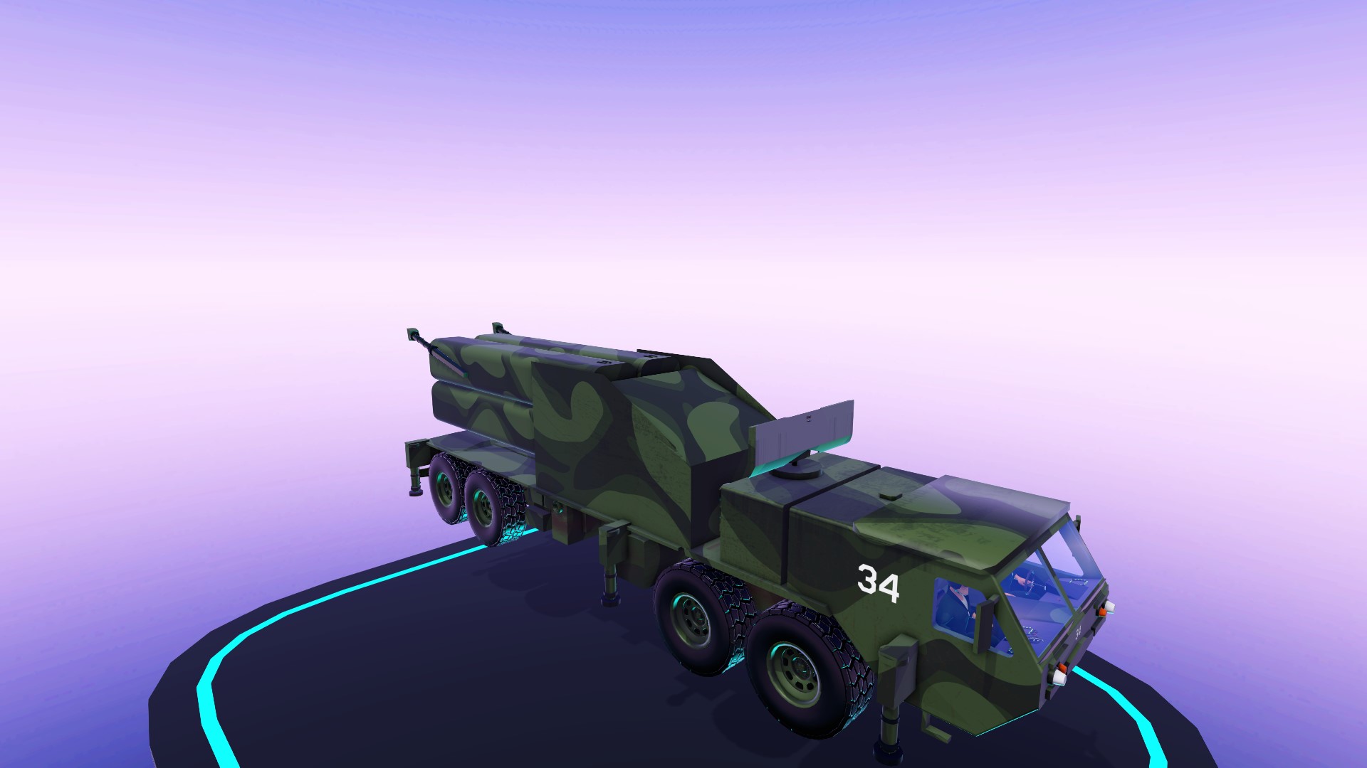 SimplePlanes | Anti air misle truck with autoaiming radar