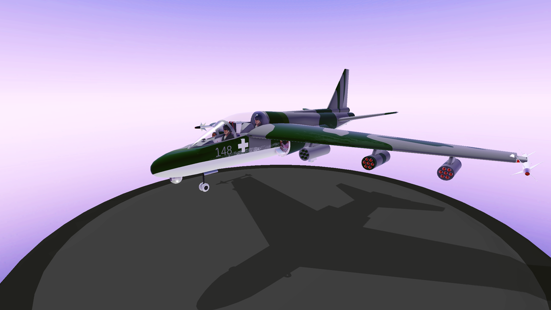 SimplePlanes | AlphaJet-Inspired Attacker