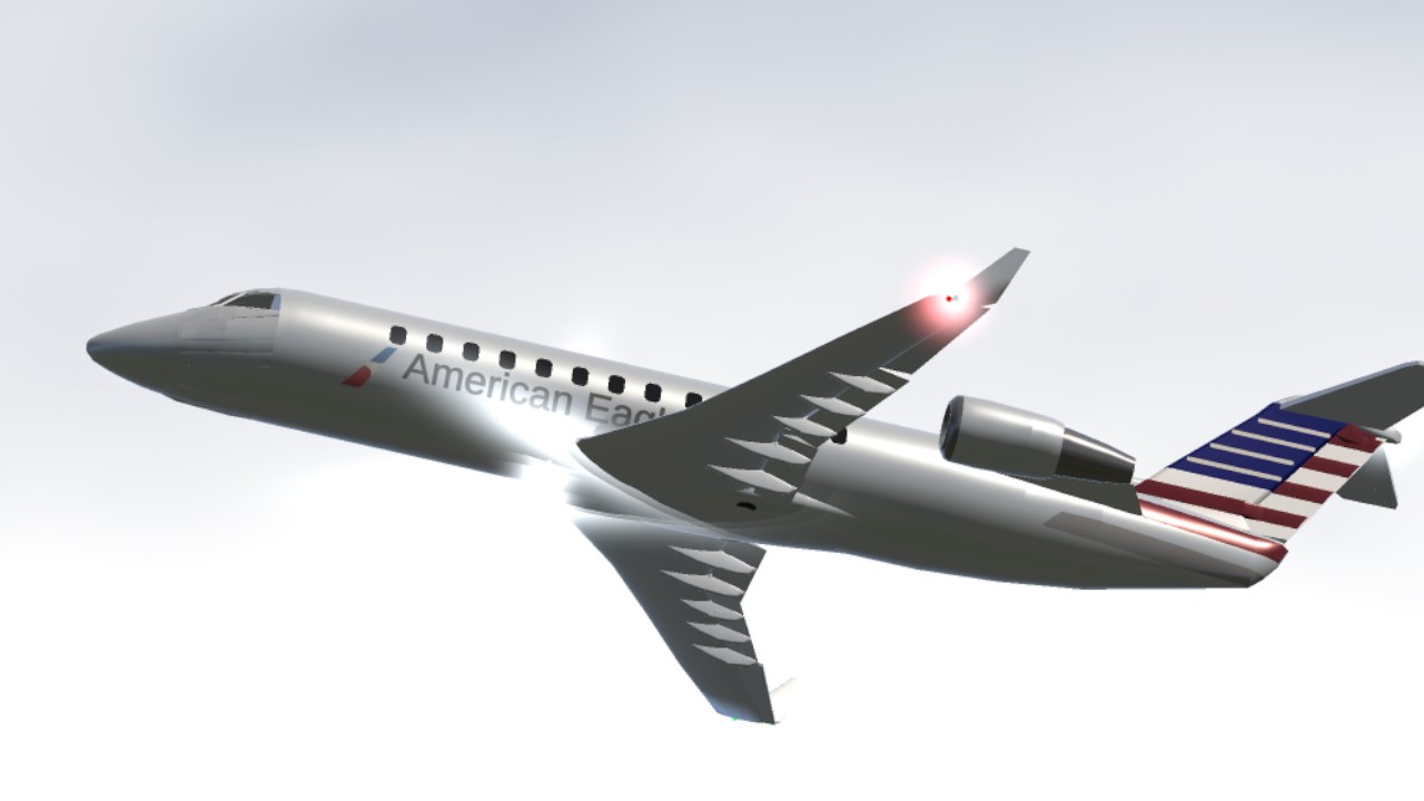 SimplePlanes | Bombardier CRJ-200 American Eagle