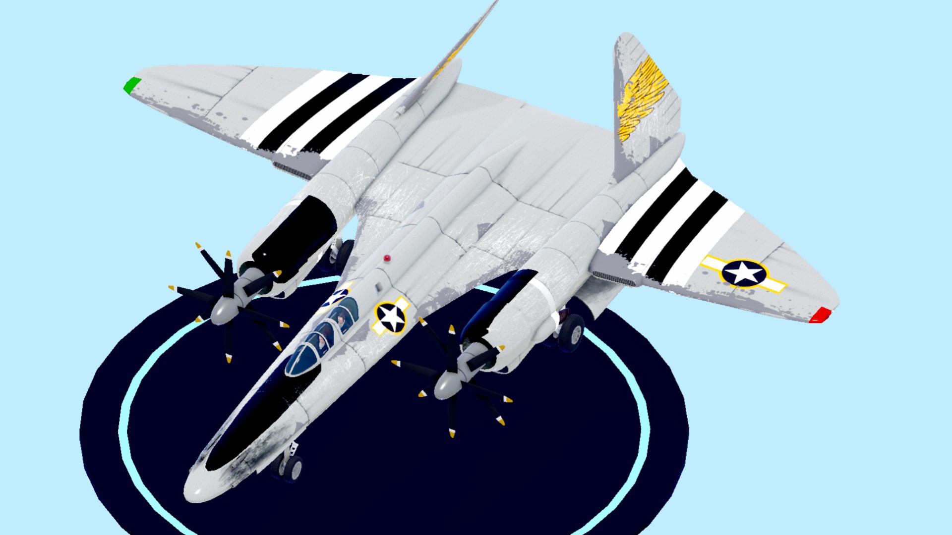SimplePlanes | (20K Special) Lockheart SB-701 Golden Eagle