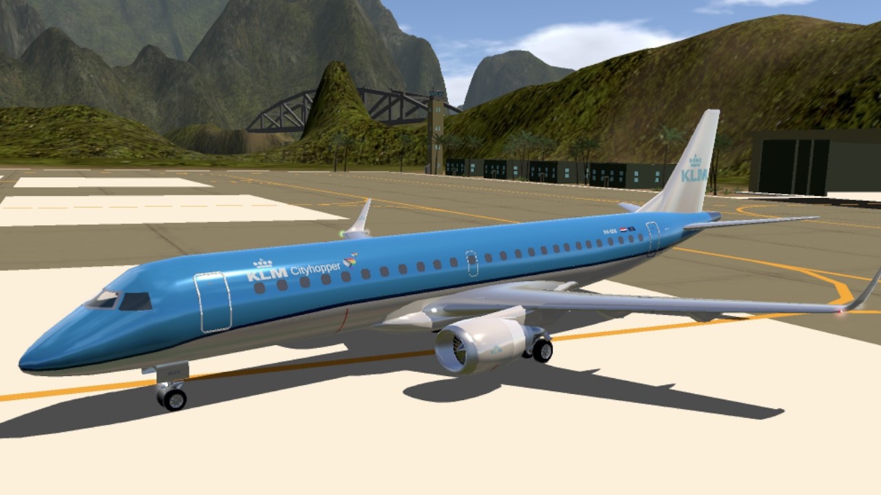 SimplePlanes | Embraer E190 KLM Cityhopper PH-EZG (Progress Pride ...