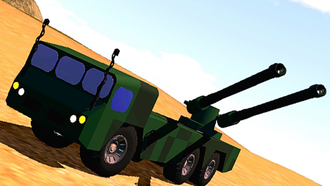SimplePlanes | Artillery truck