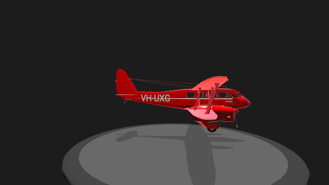 SimplePlanes | de Havilland DH.89 Dragon Rapide VH-UXG