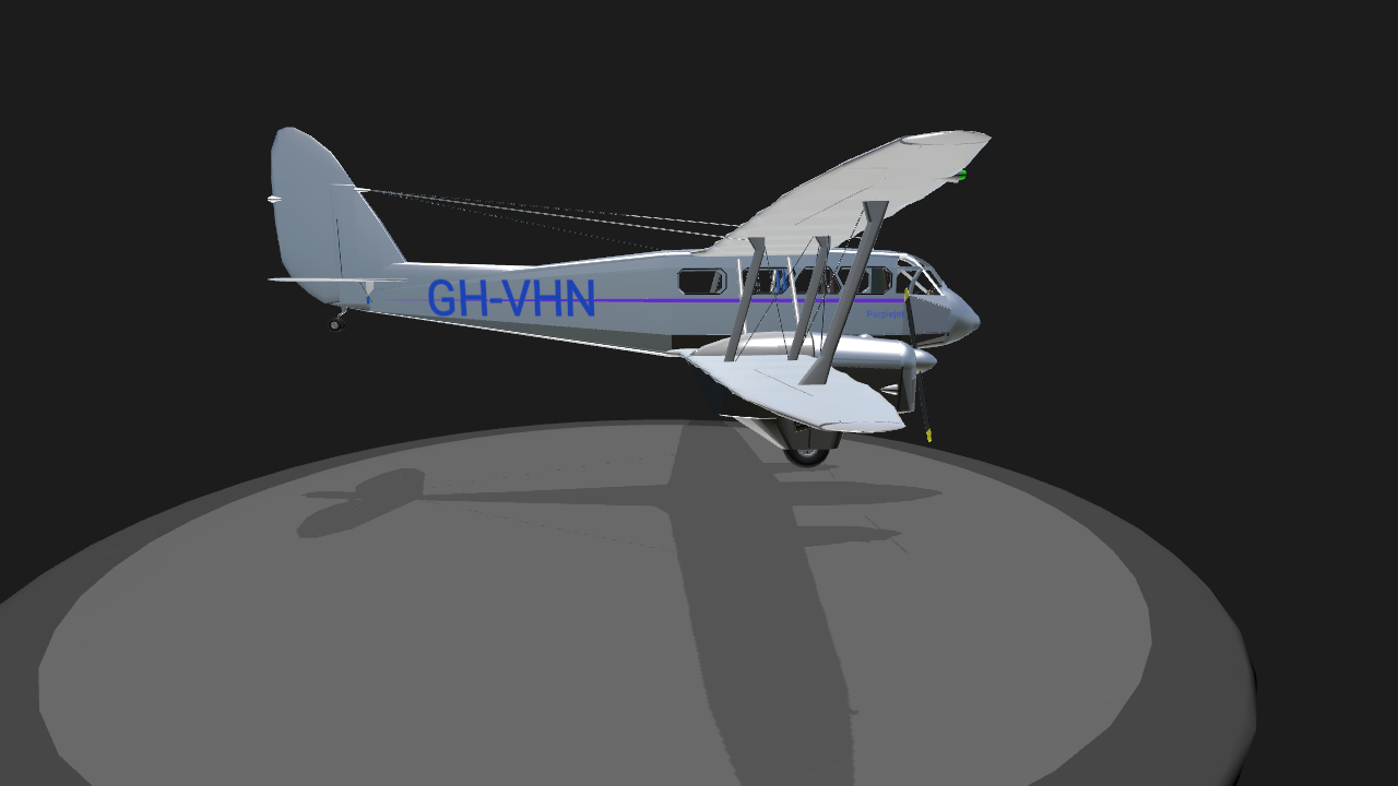 SimplePlanes | de Havilland DH.89 Dragon Rapide Purplejet