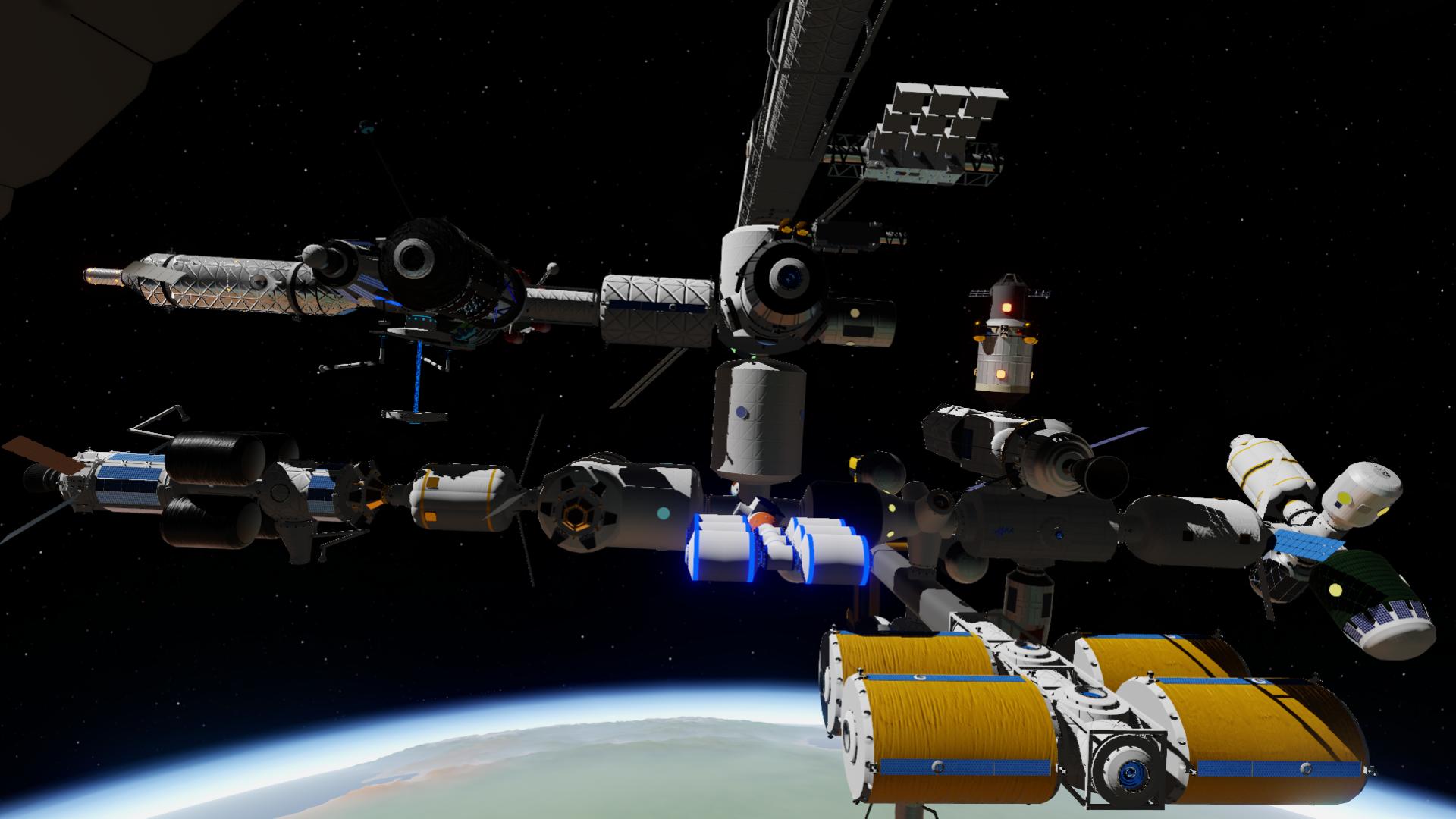 Alpha Testing - Space Station Base Building - Junon.io by simpleyuji