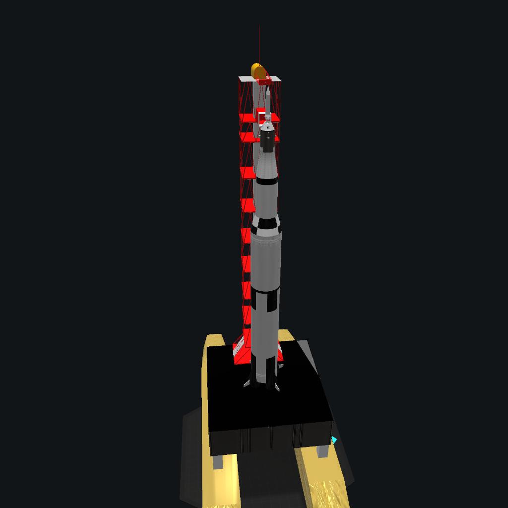 Juno New Origins Saturn v (with launch tower!)