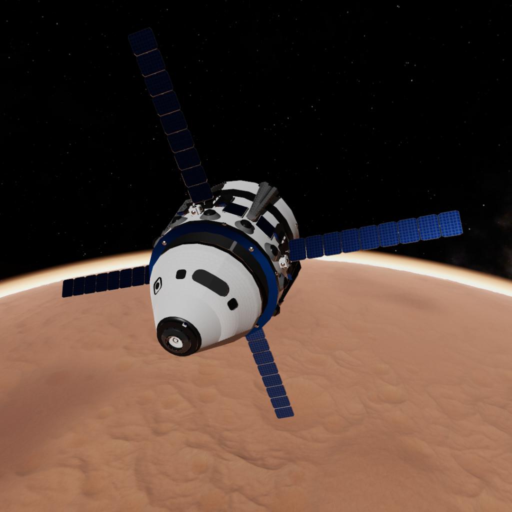 the mission to mars manned landers vehicles