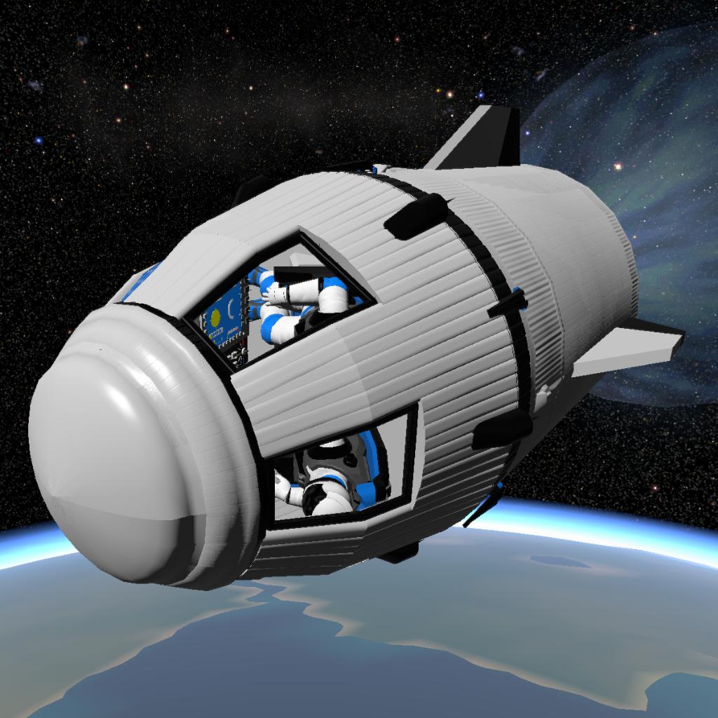 SimpleRockets 2 - SpaceX Crew Dragon 2 [Crewed]