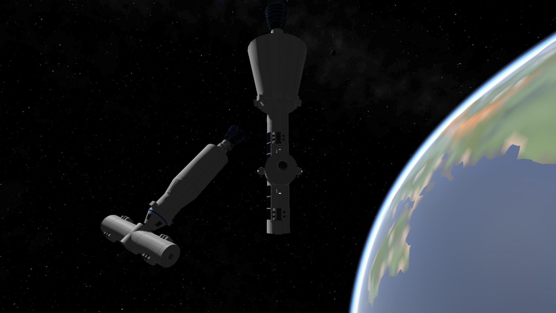 Juno New Origins Space Station Gyroscope and Batteries