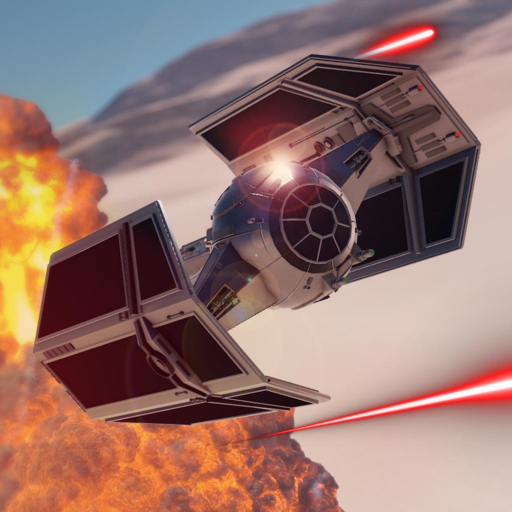 Star Wars – Nave TIE Advanced X1 Prototype Di Dart Fener – Modellino Pressofuso Hot Wheels