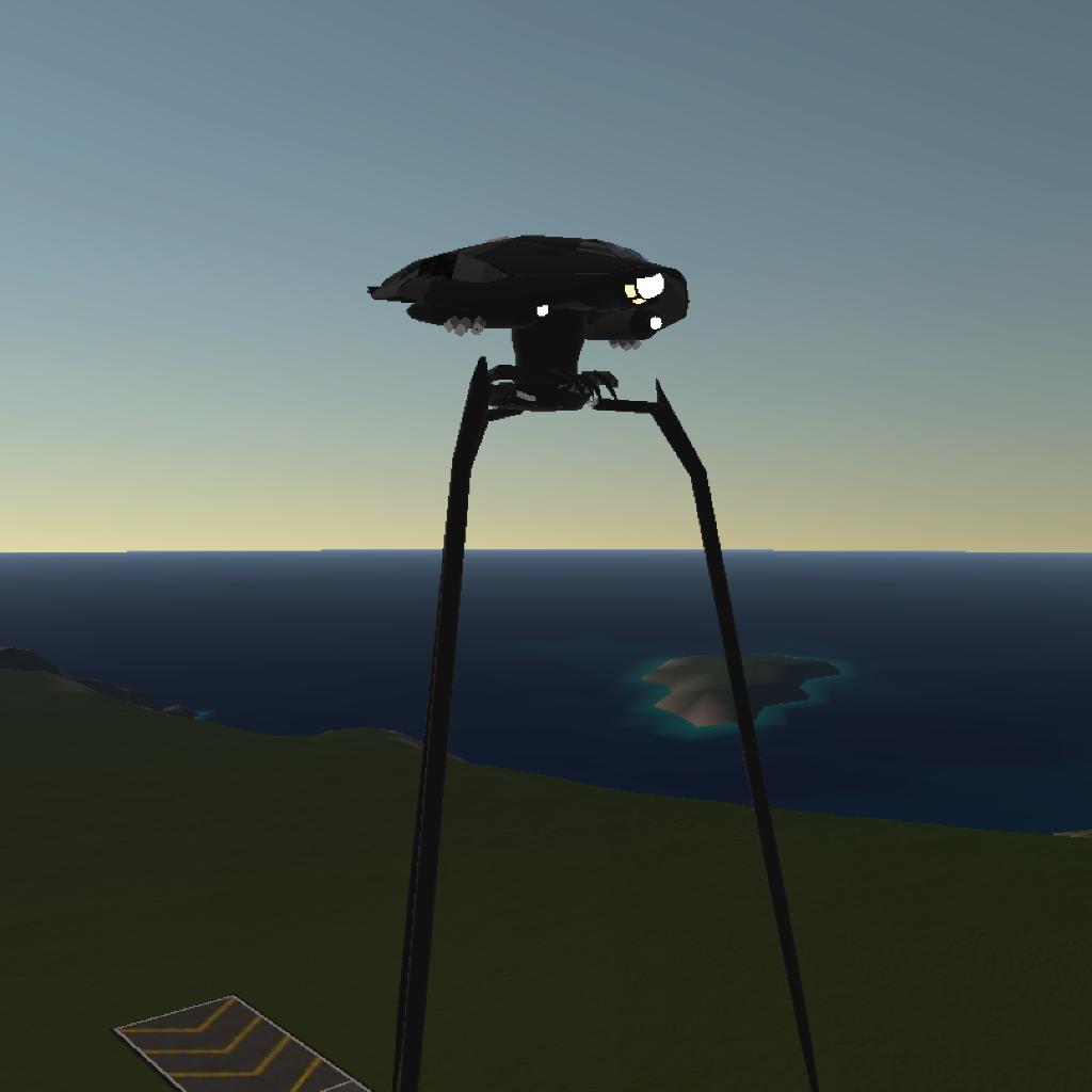 A little tripod and a Martian I made in avatar creator on roblox lol :  r/WarofTheWorlds